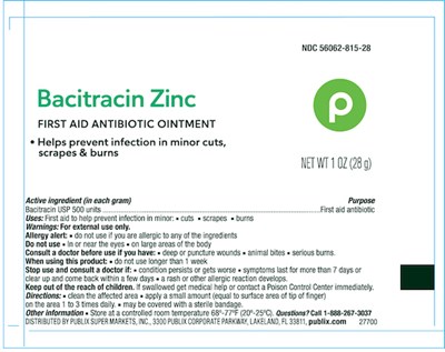 Publix Bacitracin 1 oz Tube.jpg Publix Bacitracin 1 oz Tube - Publix Bacitracin 1 oz Tube